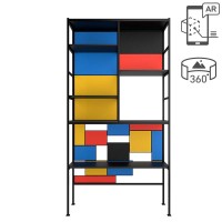 Mondrian Regal Raumteiler