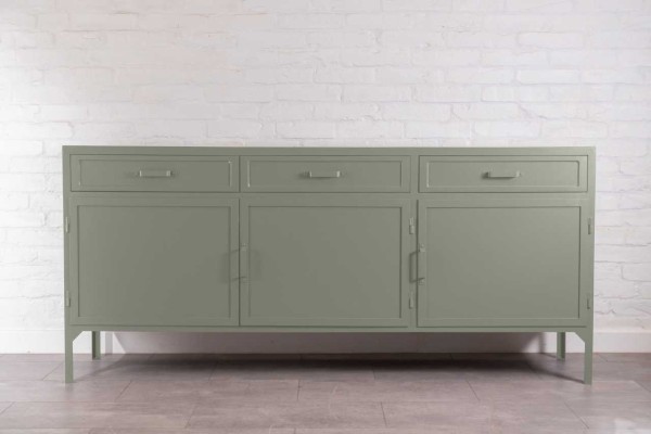Sideboard Metall 3 Tueren 3 Schubläden