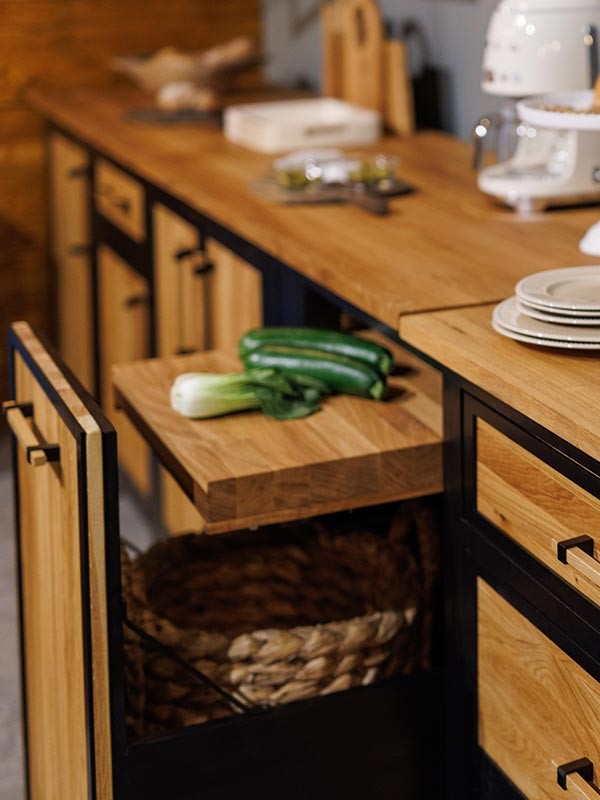 Zeitloses Design: Inspiriert vom Industrial Style, aber mit einem modernen Twist.