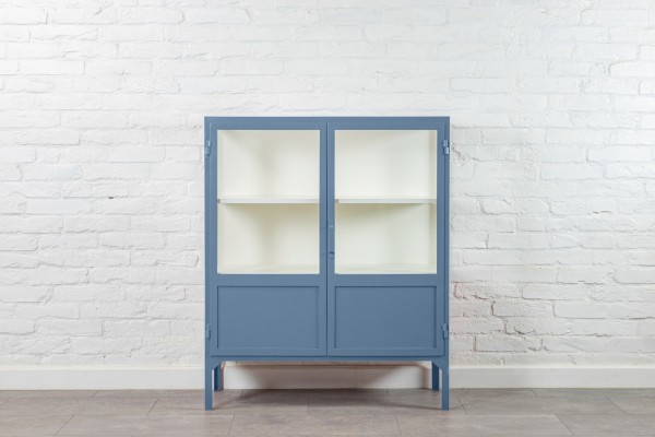 Sideboard Metall und Glastüren
