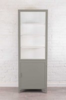 Urban Loft Vitrine mit Glas und Metalltüre